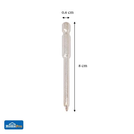 ดอกเจาะกระเบื้อง MATALL DRILL BIT FOR TILE 6.0 6.0X80 มม._2
