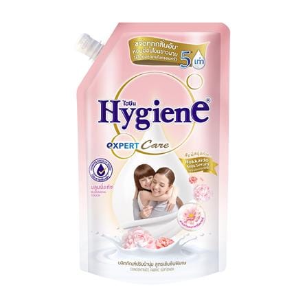 รีฟิลน้ำยาปรับผ้านุ่ม HYGIENE 480 มล. บลูมมิ่ง ทัช