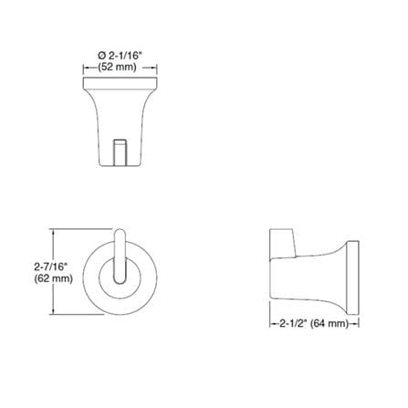 ขอแขวนผ้า KOHLER K-R26695-BL สีดำ_1