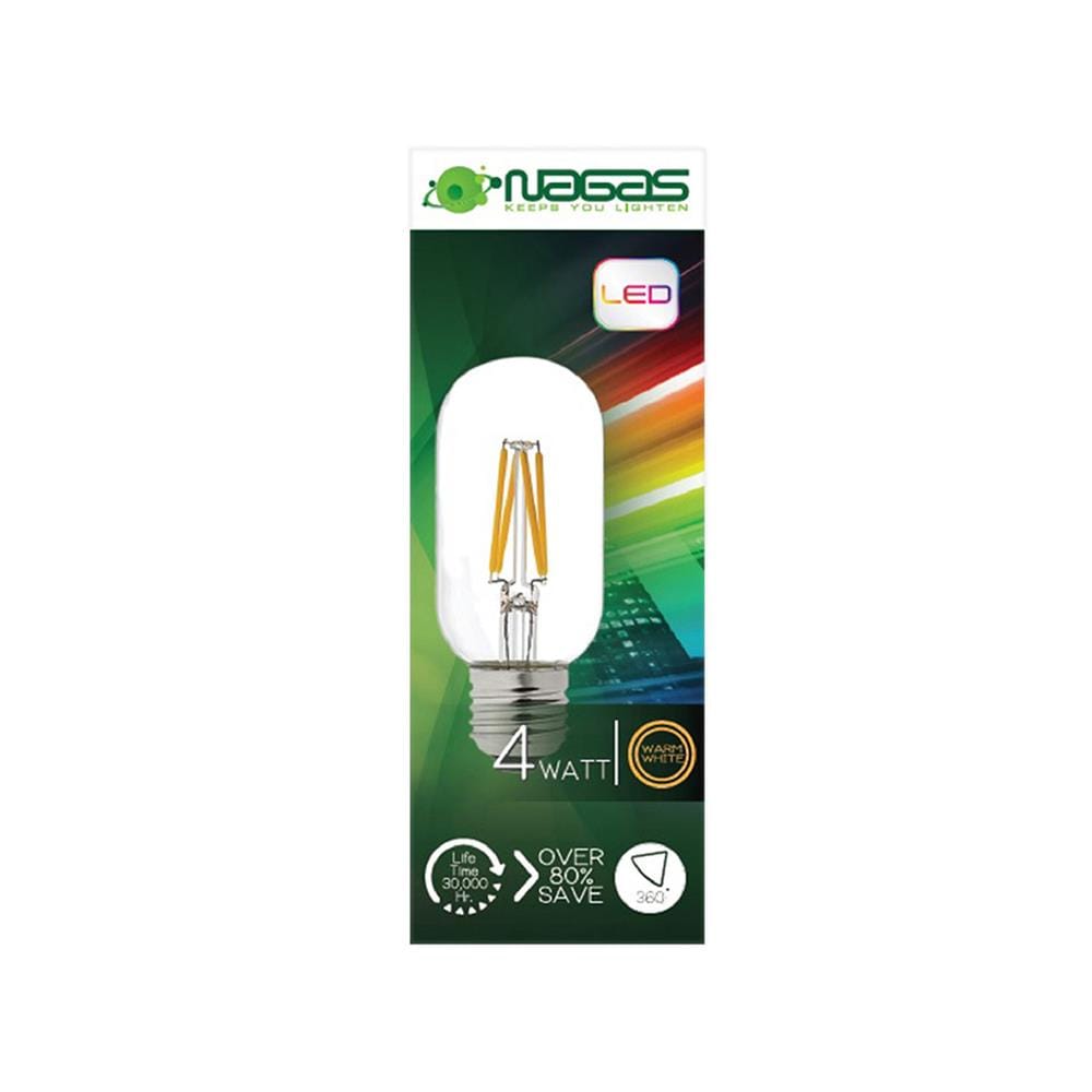 หลอด LED NAGAS FILAMENT T45 4 วัตต์ WARMWHITE E27