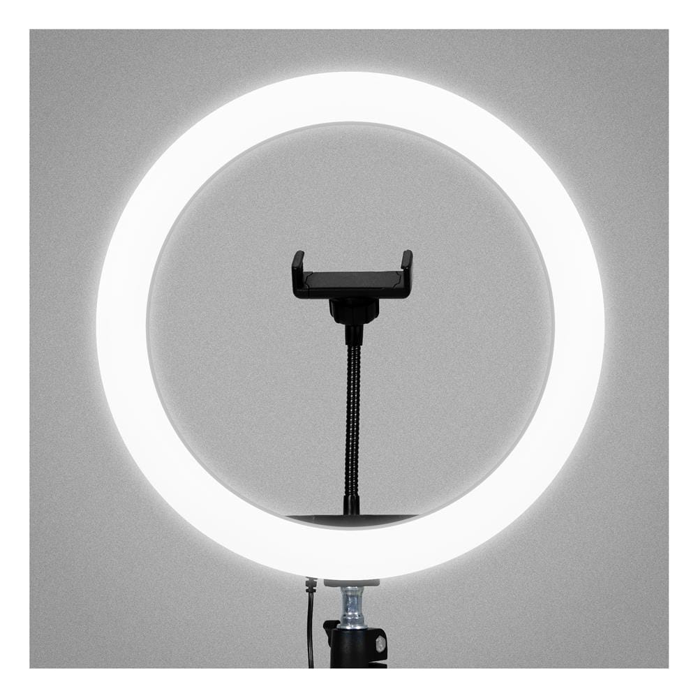 ไฟวงแหวน ตั้งพื้น LED CARINI BO-BT21D สีขาว/ดำ