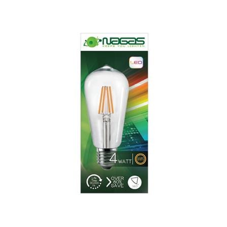 หลอด LED NAGAS ST64 FILAMENT 4 วัตต์ WARMWHITE E27_1