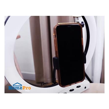 ไฟวงแหวน ตั้งโต๊ะ LED CARINI BO-BT22D สีขาว/ดำ_7