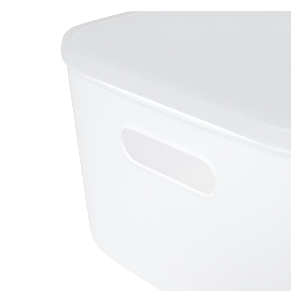 กล่องฝาปิด STACKO 63493 M CALLA 26x37x16 ซม. สีขาว