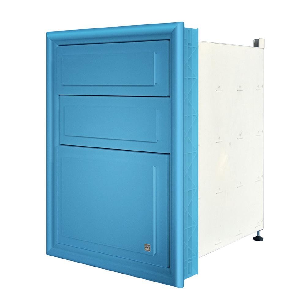 ตู้ลิ้นชัก 3 ชั้นลูกฟัก KING PLATINUM 49x68 ซม. สี FROSTY