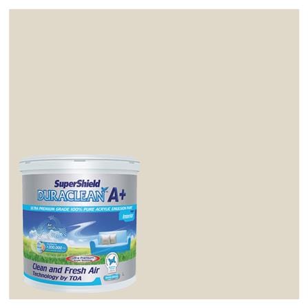 สีน้ำทาภายใน TOA SUPERSHIELD DURACLEAN A PLUS #8459 สี TRAVERTINE TRAIL กึ่งเงา 2.5 แกลลอน_0