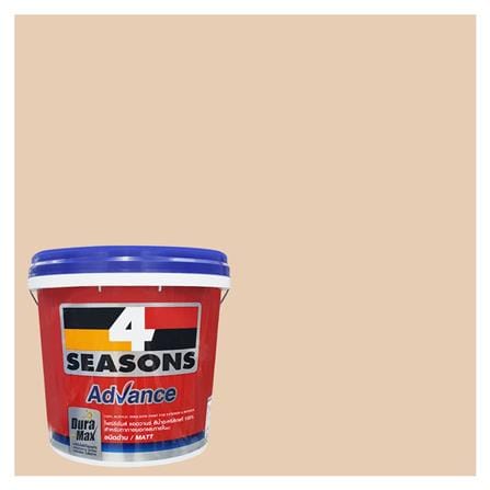 สีน้ำทาภายนอก ชนิดด้าน TOA 4 SEASONS ADVANCE 8570 สี REGINA BEACH 2.5 แกลลอน_0