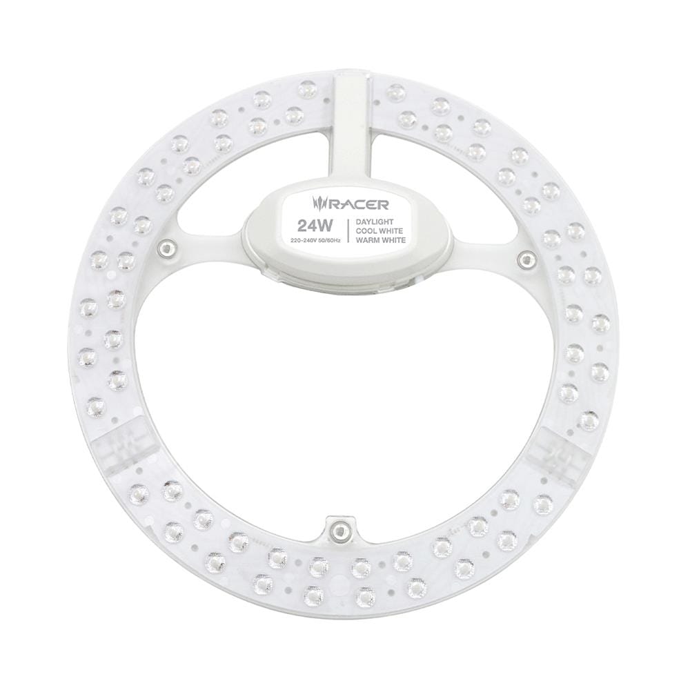 หลอด LED RACER MAGNET 3 COLORS ULTRA WIDE 24 วัตต์ COOLWHITE DAYLIGHT WARMWHITE