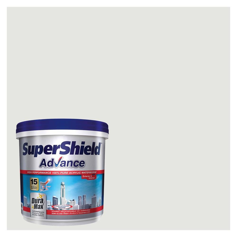 สีน้ำทาภายนอก TOA SUPERSHIELD ADVANCE 8292 สี QUICK GREY กึ่งเงา 9 ลิตร