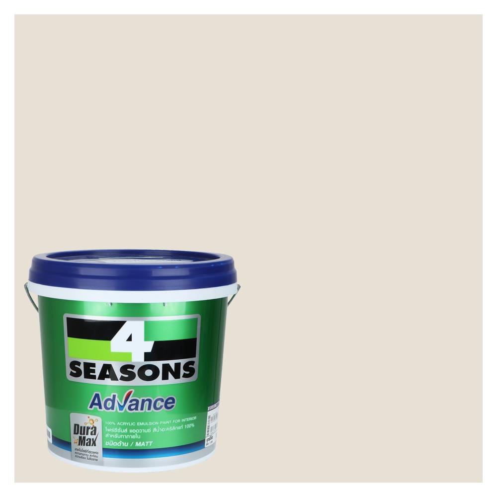 สีน้ำทาภายนอก TOA 4 SEASONS ADVANCE 8460 สี BRIDAL WREATH กึ่งเงา 2.5 แกลลอน