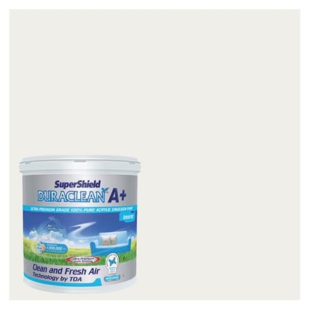 สีน้ำทาภายใน TOA SUPERSHIELD DURACLEAN A PLUS #8260 สี MERCURY กึ่งเงา 2.5 แกลลอน_0