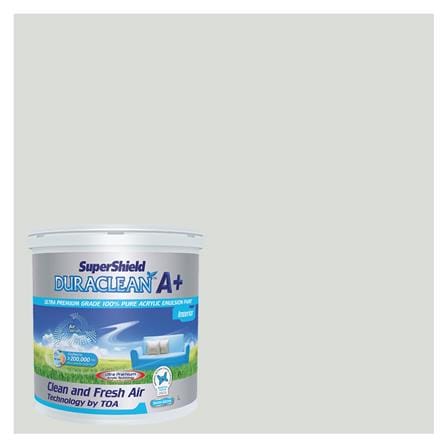 สีน้ำทาภายใน TOA SUPERSHIELD DURACLEAN A PLUS #8316 สี FIRST FROST กึ่งเงา 2.5 แกลลอน_0