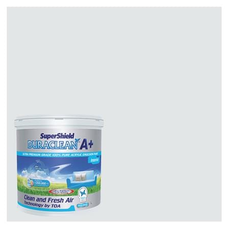สีน้ำทาภายใน TOA SUPERSHIELD DURACLEAN A PLUS #8276 สี SNIPPET OF BLUE กึ่งเงา 2.5 แกลลอน_0