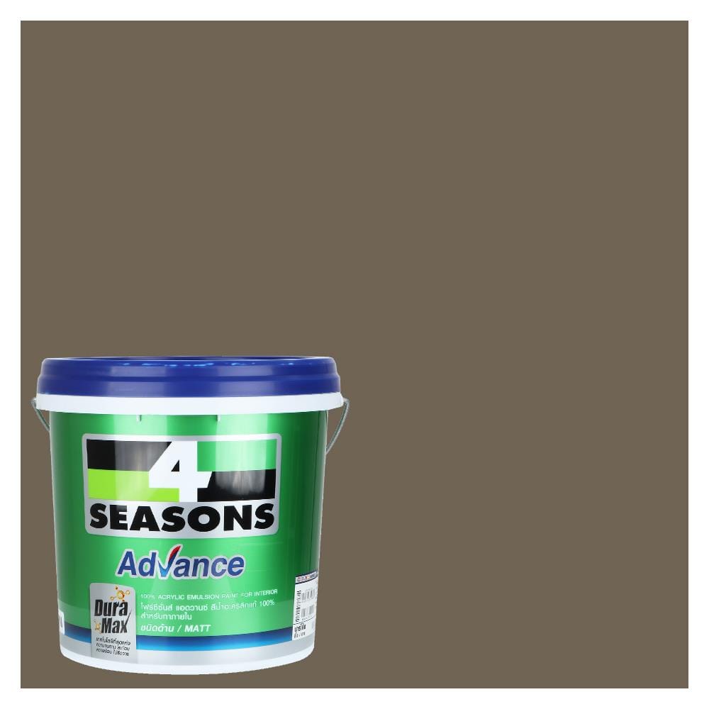 สีน้ำทาภายใน ชนิดด้าน TOA 4 SEASONS ADVANCE BASE C 8446 สี LIMESTONE POINT 9 ลิตร