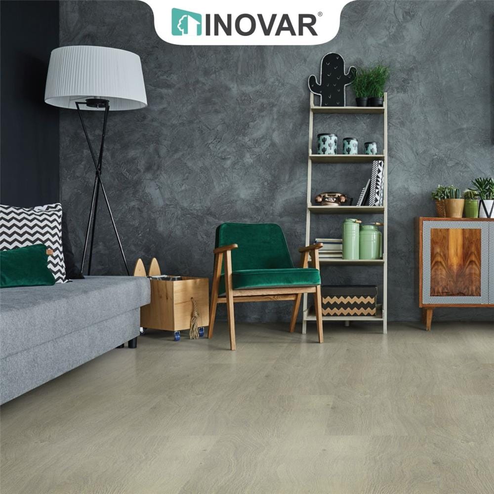 พื้น SPC INOVAR FLOOR LHX6123 4 มม. 2.20 ตร.ม. สี STOCKHOLM (แพ็ก 12)