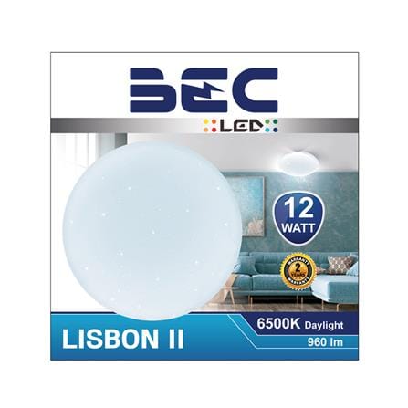 ไฟเพดาน LED BEC LISBON II 10 นิ้ว 12 วัตต์ DAYLIGHT สีขาว_2