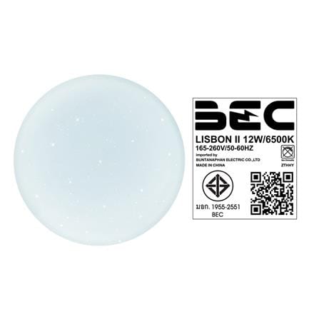 ไฟเพดาน LED BEC LISBON II 10 นิ้ว 12 วัตต์ DAYLIGHT สีขาว_5