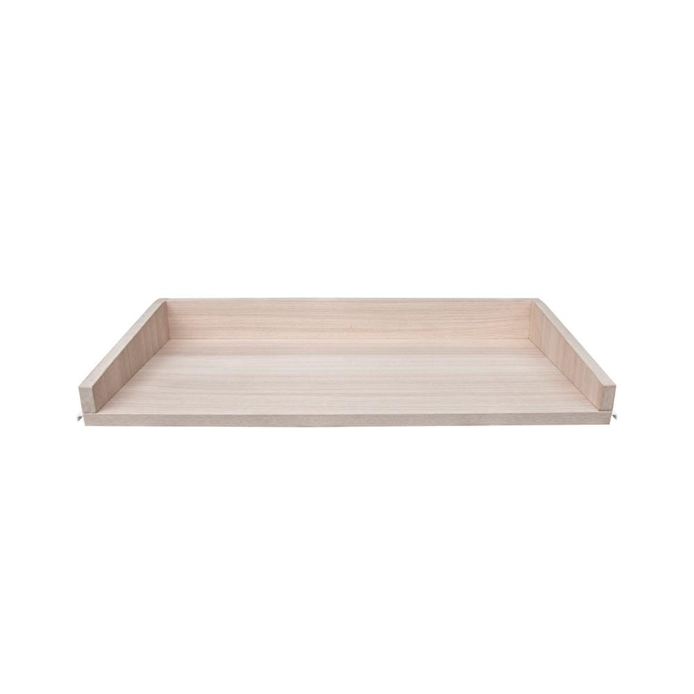 แผ่นชั้นไม้เมลามีนพร้อมขอบกันตก STACKO COZI 62.2X30X7.6 ซม. สีวอลนัท