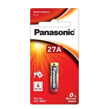 ถ่านอัลคาไลน์ PANASONIC LR27A 12 โวลต์ แพ็ก 1 ก้อน_0