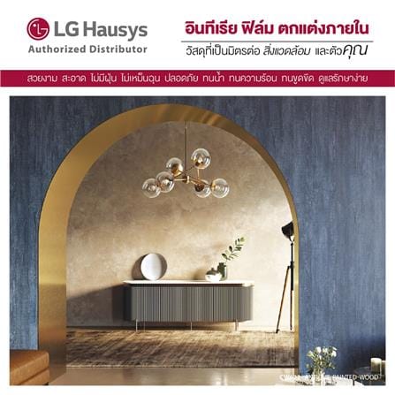 วอลล์สติ๊กเกอร์ LX HAUSYS EW622 1.22x2 ม. สีเทาเข้ม_3