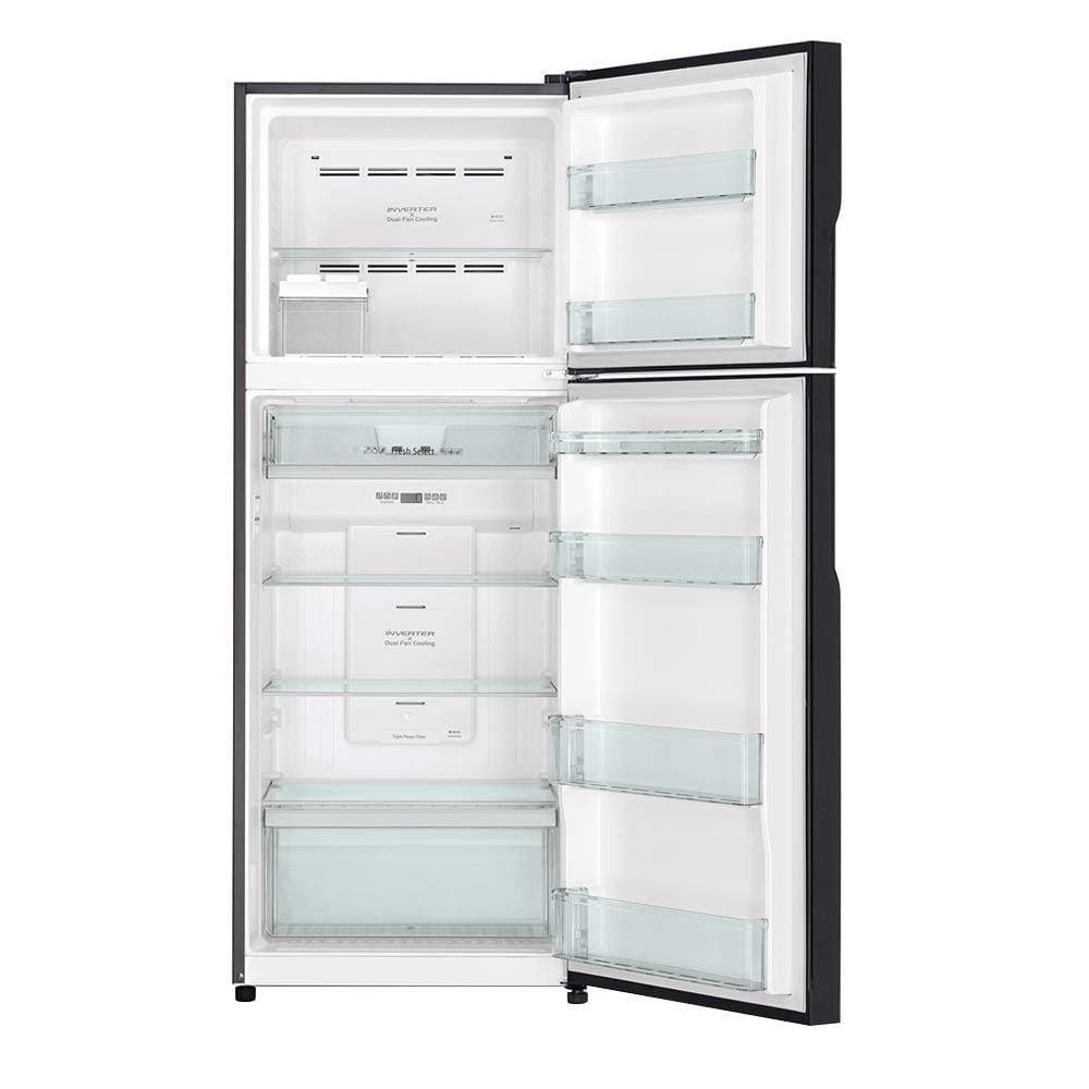 ตู้เย็น 2 ประตู HITACHI RVX350PF-1BSL 12 คิว สเตนเลส อินเวอร์เตอร์