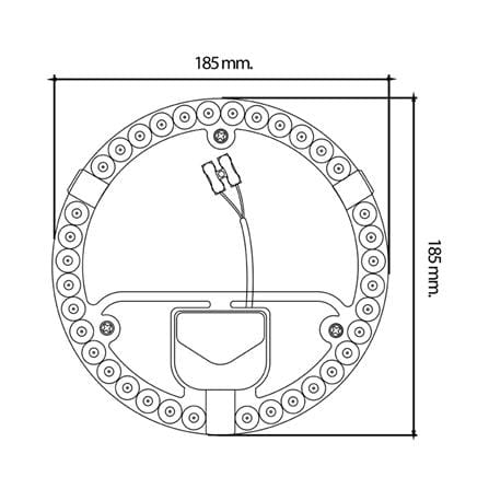 หลอด LED LUMAX CEILING SET ECO PLUS 20 วัตต์ DAYLIGHT_4