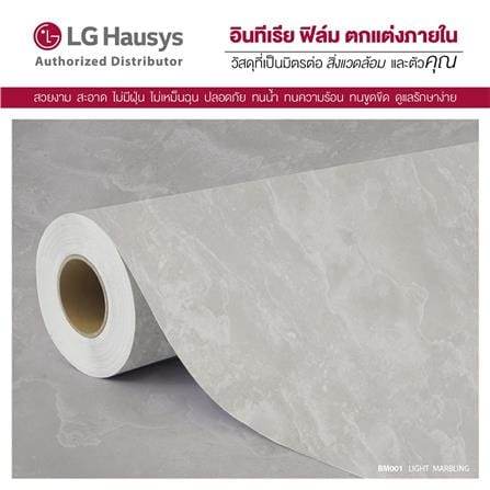 วอลล์สติ๊กเกอร์ LX HAUSYS BM001 1.22x2 ม. สีเทา_2