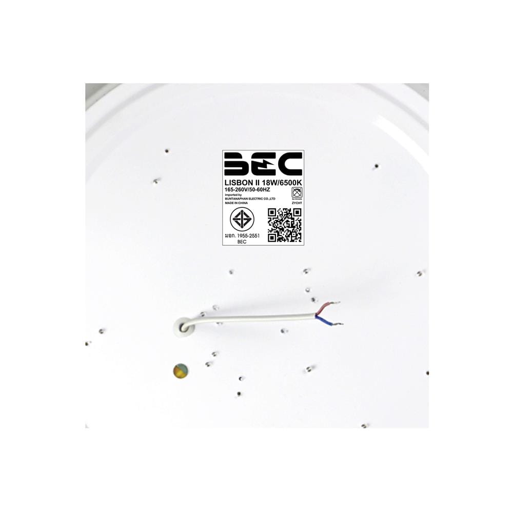 ไฟเพดาน LED BEC LISBON II 13 นิ้ว 18 วัตต์ DAYLIGHT สีขาว