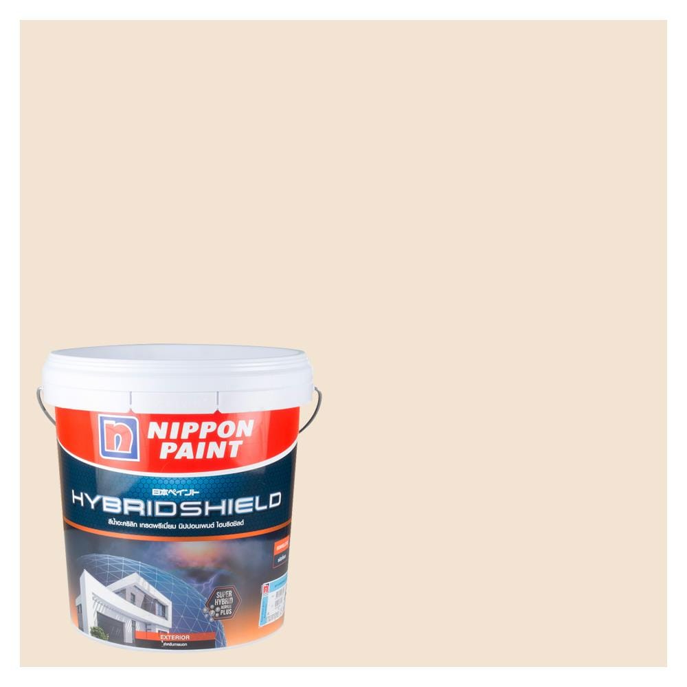 สีน้ำทาภายนอก NIPPON PAINT HYBRIDSHIELD สี PEACH PINCH #NPOW1022P กึ่งเงา 2.5 แกลลอน