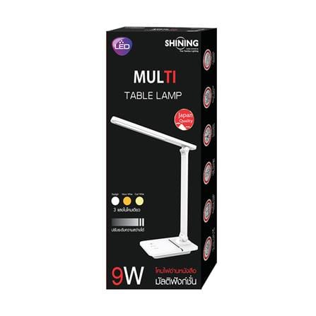 ไฟอ่านหนังสือ LED SHINING S-DSK01B-MLT สีขาว_1