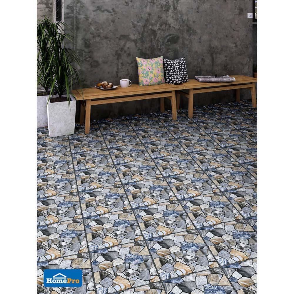 กระเบื้องพื้น 30x30 ซม. TARA วิเทอ สโตน เทา