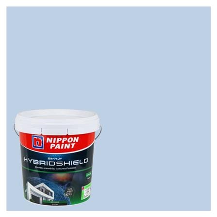 สีน้ำทาภายใน ชนิดกึ่งเงา NIPPON PAINT HYBRIDSHIELD BASE A NPPB1516P สี BLUE CROTCHET 9 ลิตร_0