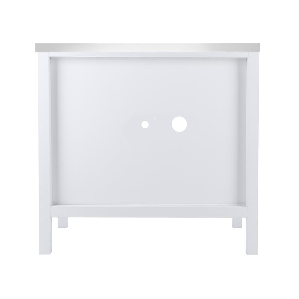 ตู้ตั้งพื้น CABIN GROOVE-ECO 1หลุม 1ที่พัก สีขาว