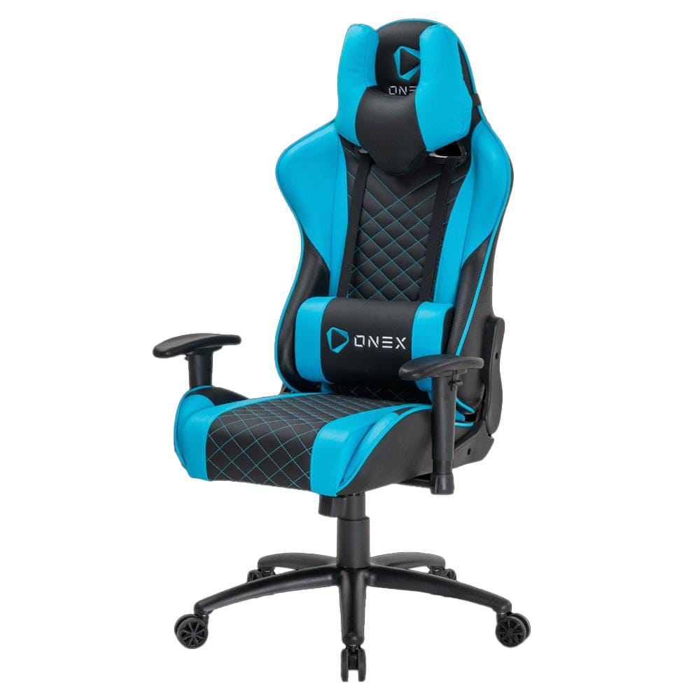 D.I.Y เก้าอี้เกมมิ่ง ONE-X GX3 สีดำ/ฟ้า