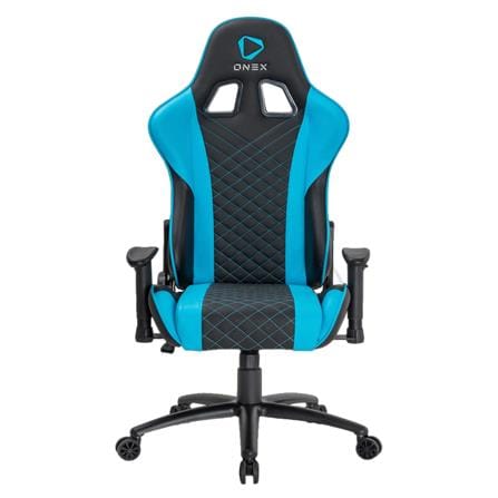D.I.Y เก้าอี้เกมมิ่ง ONE-X GX3 สีดำ/ฟ้า_4