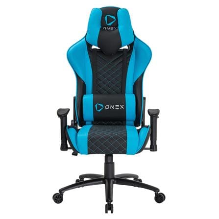 D.I.Y เก้าอี้เกมมิ่ง ONE-X GX3 สีดำ/ฟ้า_7