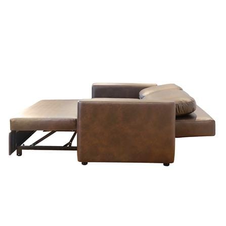 โซฟาเบด FURDINI YORK สีน้ำตาลเข้ม_3