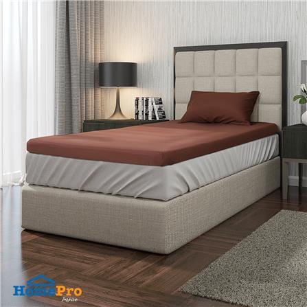 ชุดผ้าปูที่นอน TOPPER 3.5 ฟุต 2 ชิ้น HOME LIVING STYLE TWIN สีน้ำตาล_0