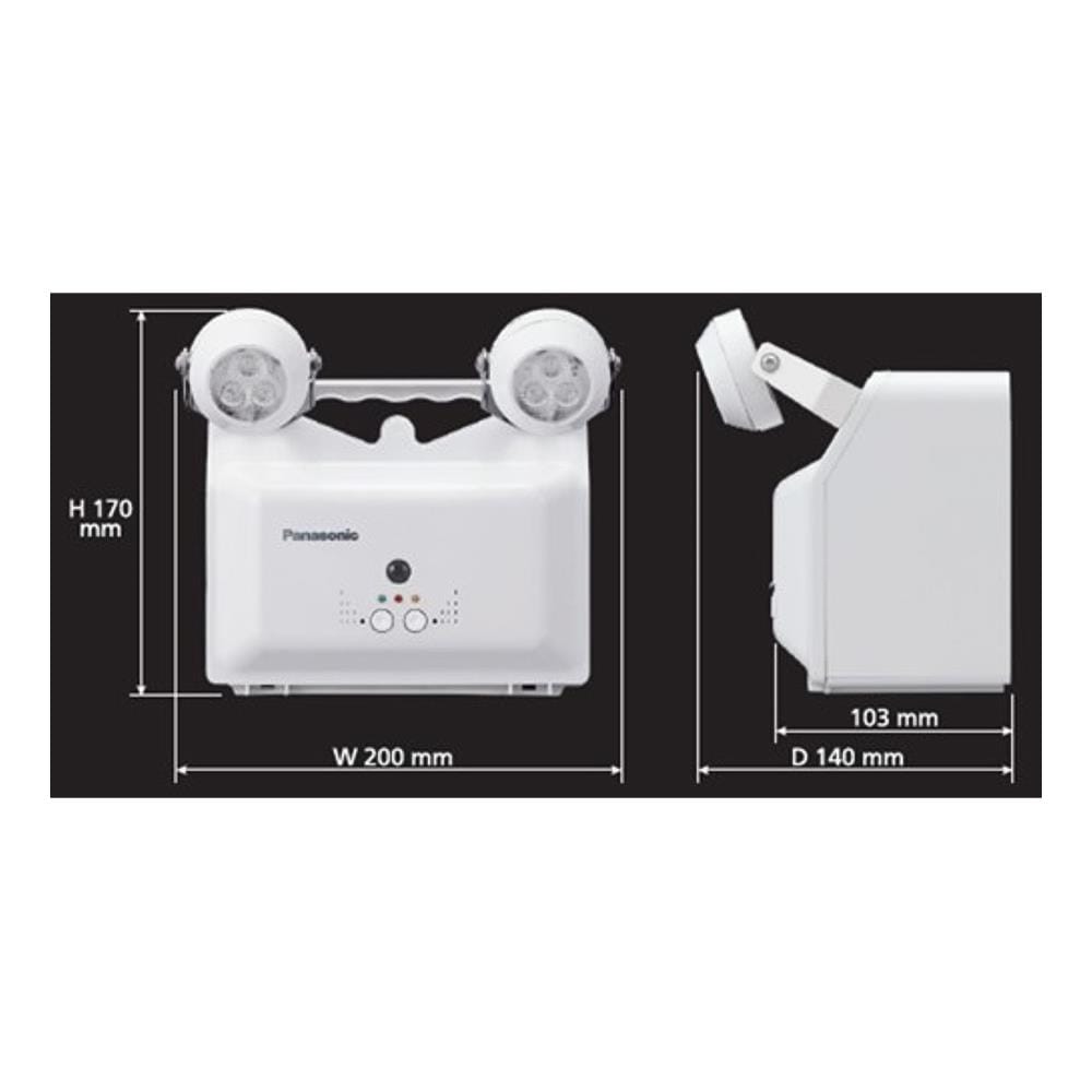 ไฟฉุกเฉิน LED สำรองไฟ 3 ชั่วโมง COOL WHITE PANASONIC รุ่น LDR300N