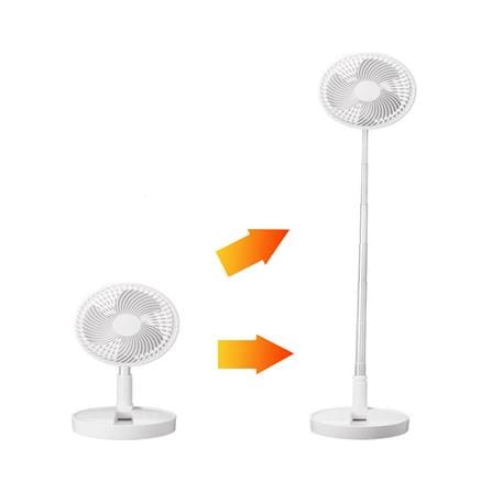 พัดลมพกพา 8 นิ้ว G.M.S LFN-200 สีขาว_2