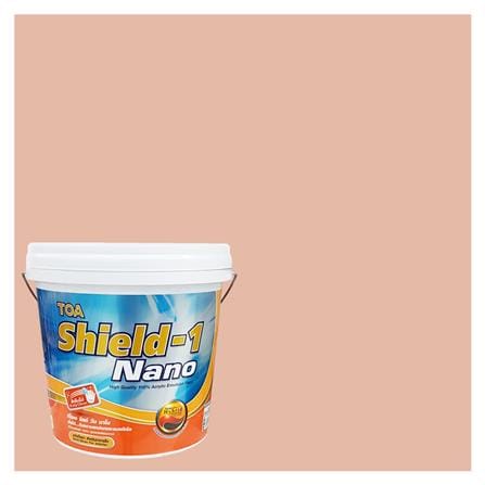 สีน้ำทาภายใน ชนิดกึ่งเงา TOA SHIELD-1 NANO BASE A 8618 สี WASAGA BEACH 9 ลิตร_0