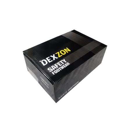 รองเท้านิรภัยผ้า พื้นยาง DEXZON  LJ-2064 เบอร์ 42 สีดำ_1