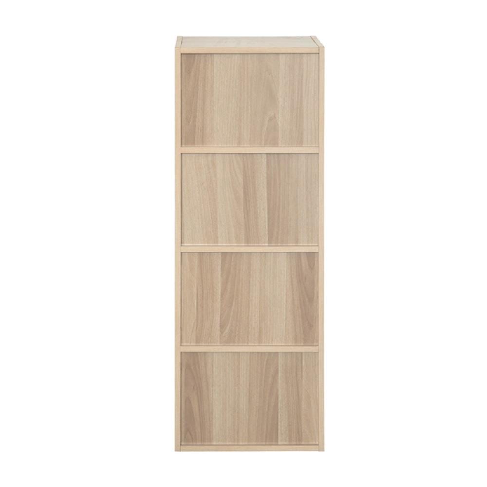 ตู้เตี้ยบานโล่ง 4 ช่อง FURDINI FINN 40 ซม. สีไวท์โอ๊ค