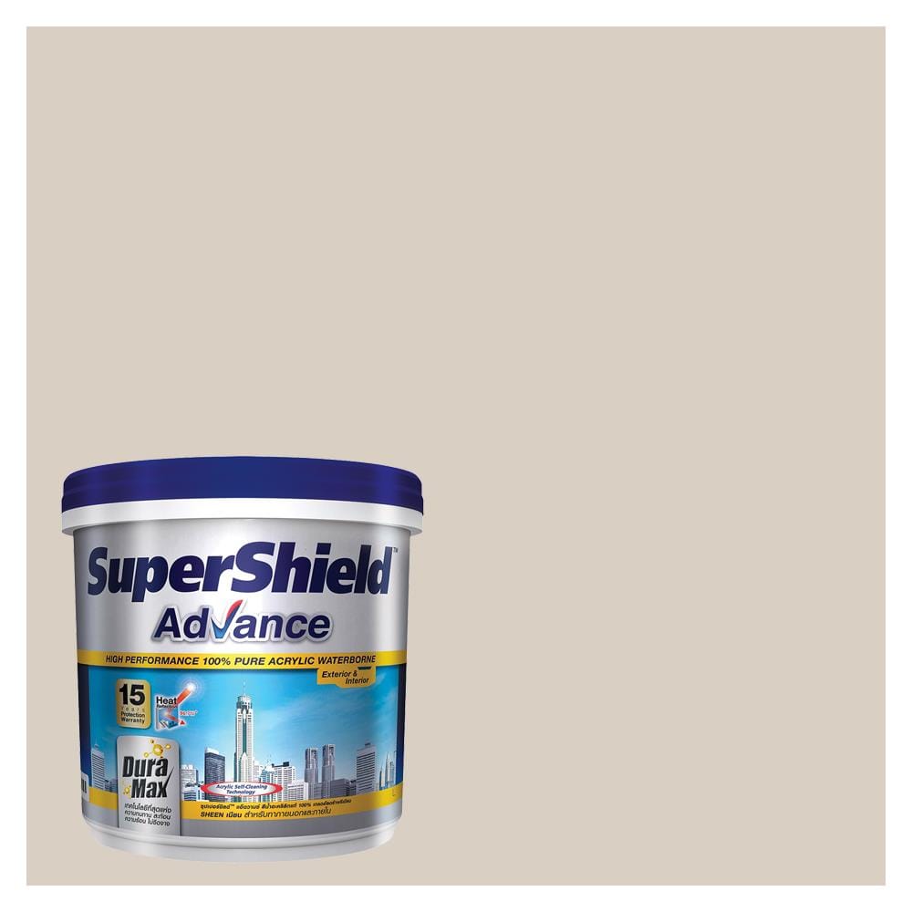 สีน้ำทาภายนอก TOA SUPERSHIELD ADVANCE 8763 สี OLYMPIC CIRCLE เนียน 9 ลิตร