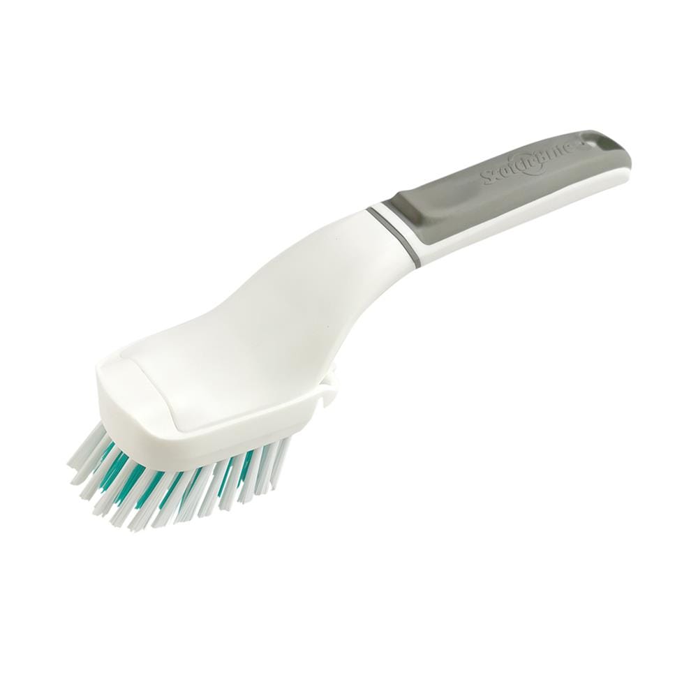 แปรงขัดพื้นห้องน้ำพร้อมด้ามจับ SCOTCH-BRITE ANTIBACTERIAL สีขาว