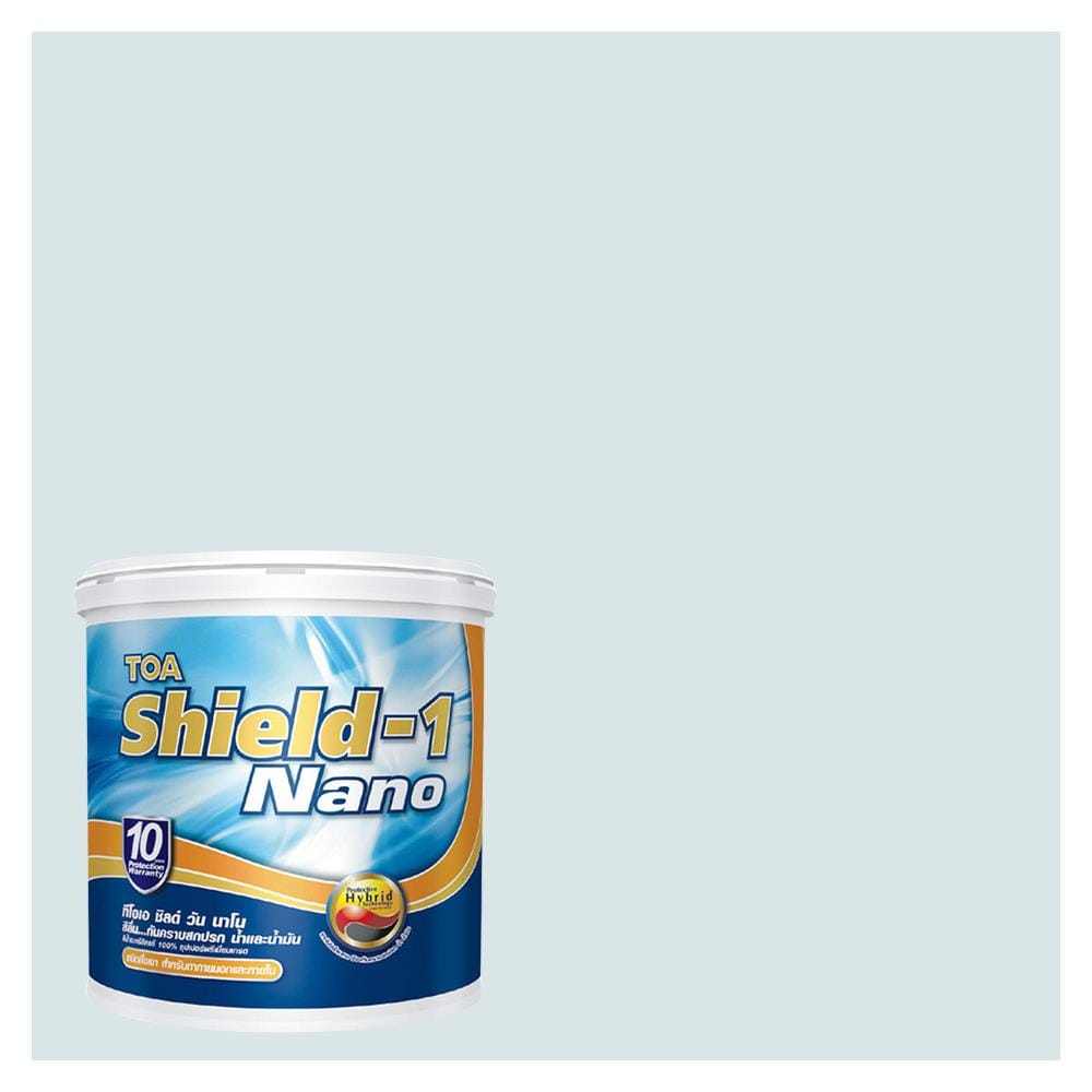 สีน้ำทาภายนอก ชนิดกึ่งเงา TOA SHIELD-1 7372 สี PHANTOM LAKE 2.5 แกลลอน