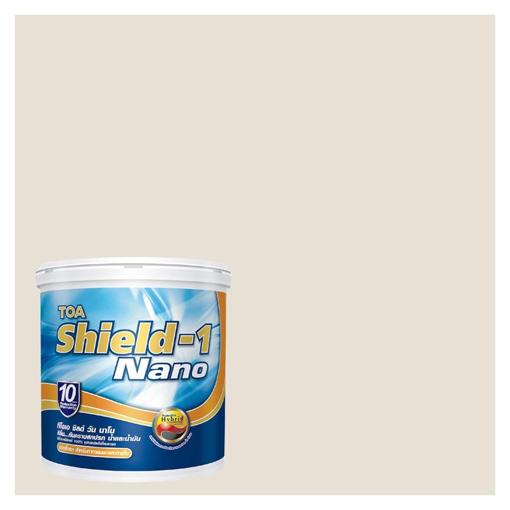 สีน้ำทาภายนอก TOA SHIELD-1 8460 สี BRIDAL WREATH กึ่งเงา 2.5 แกลลอน