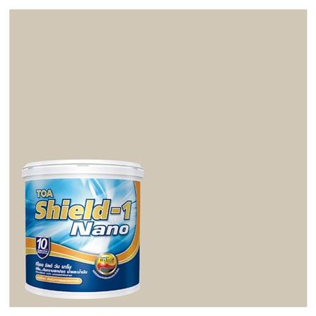 สีน้ำทาภายนอก TOA SHIELD-1 NANO 8450 สี TURIYA กึ่งเงา 2.5 แกลลอน_0