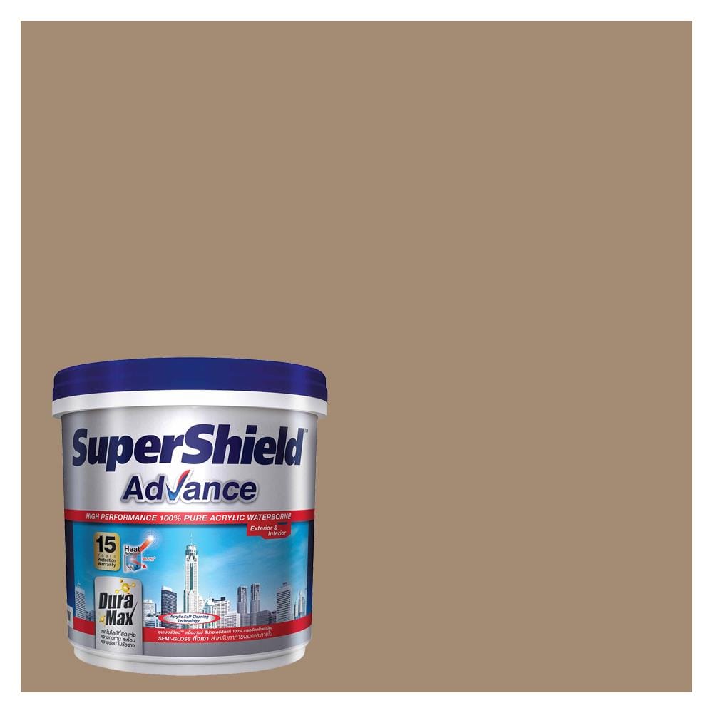 สีน้ำทาภายนอก ชนิดกึ่งเงา TOA SUPERSHIELD ADVANCE 8551 สี POCAHONTAS 9 ลิตร