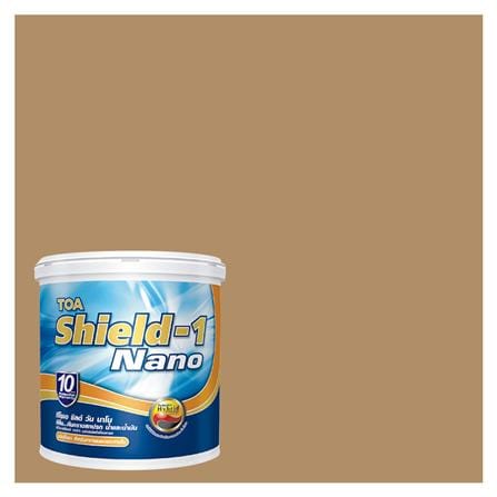 สีน้ำทาภายนอก TOA SHIELD-1 8535 สี TUMBLE TAN กึ่งเงา 2.5 แกลลอน_0